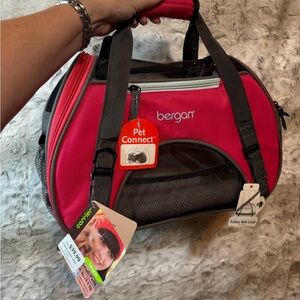 Pet Carrier - Pink and Black NWT